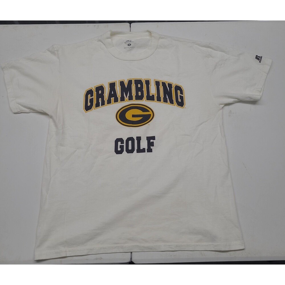 Vintage Grambling University Golf Y2k College t-shirt HBCU Russell Athletic